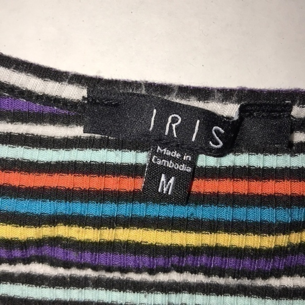 Iris Striped Ruffle Top - Picture 3 of 7